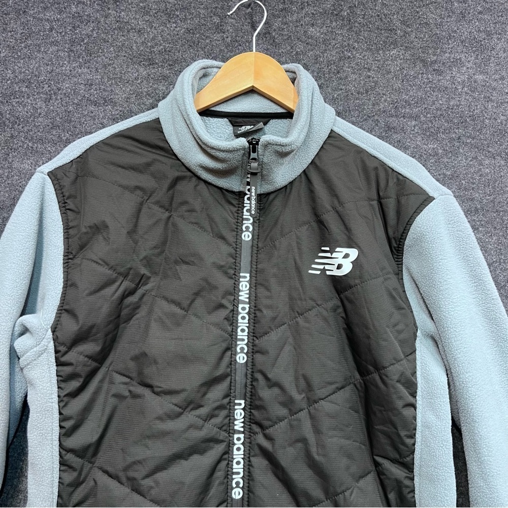 New Balance Men’s Full Zip Fleece Jacket Size M - Picture 2 of 13